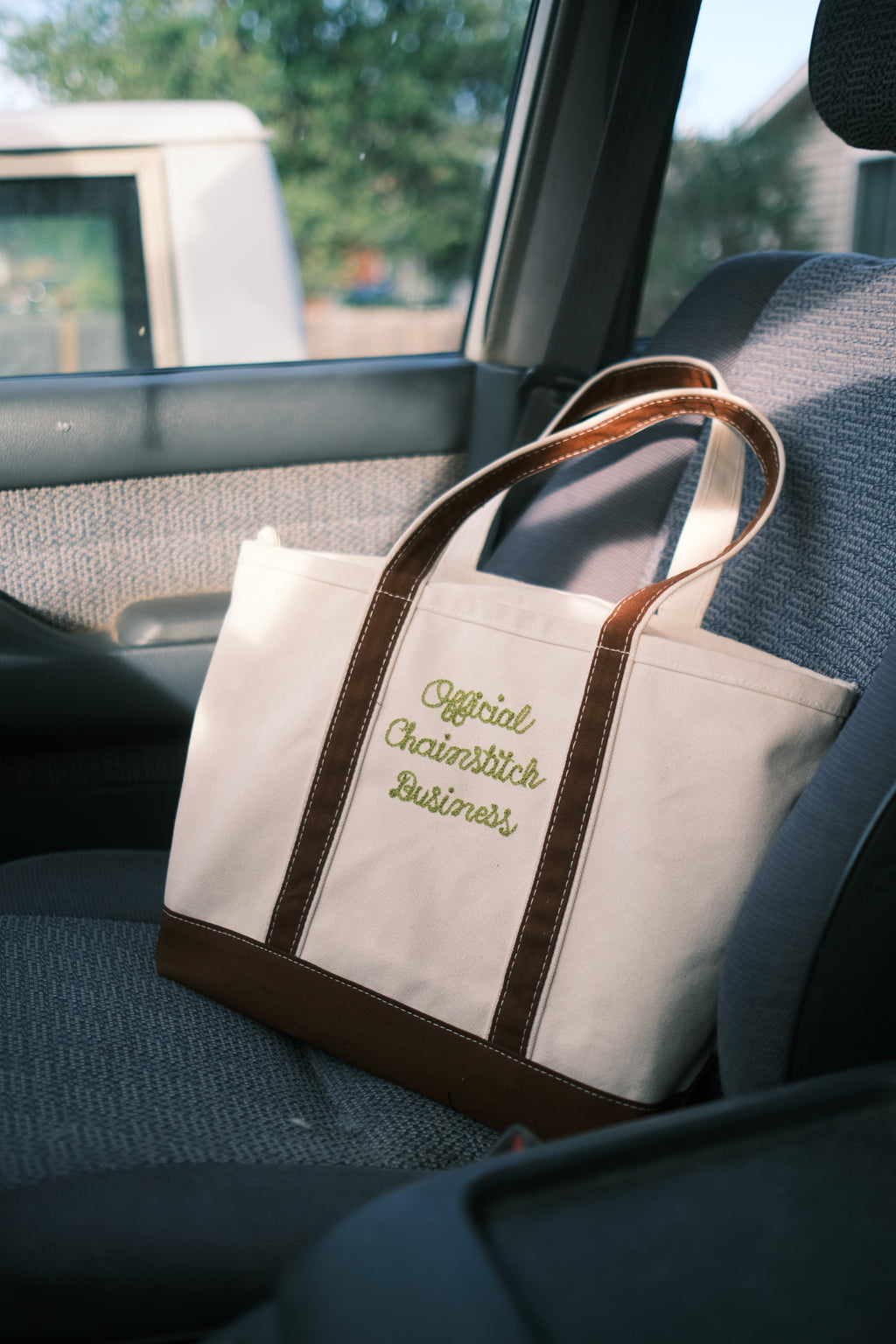Custom Chainstitched Canvas Tote Bag