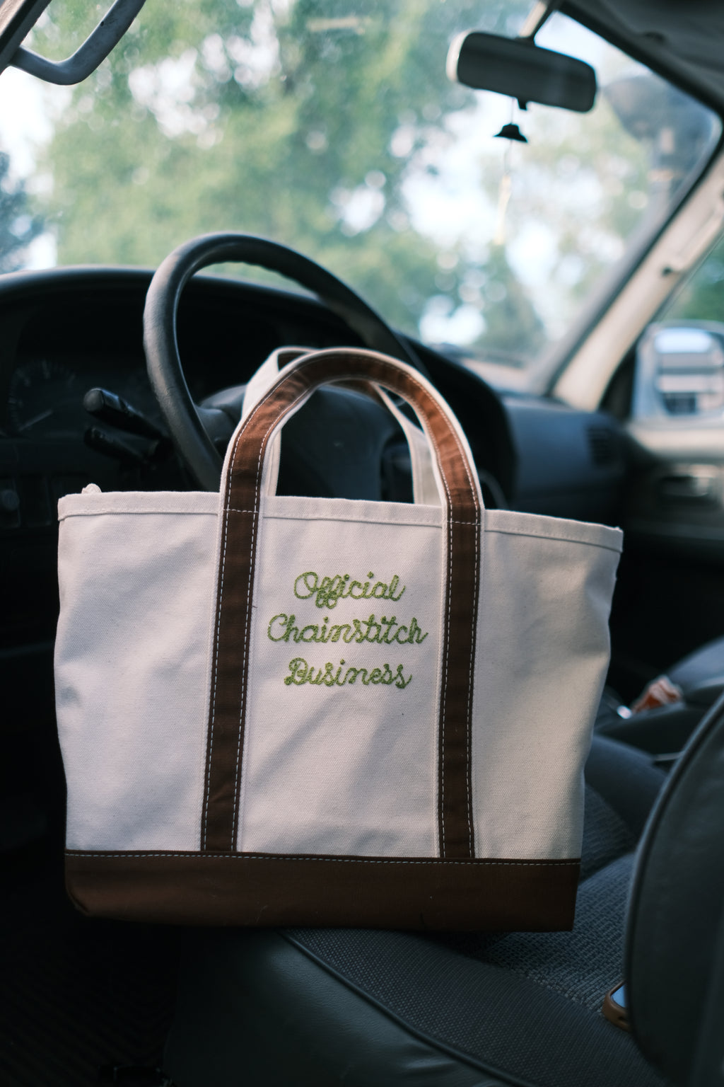 Custom Chainstitched Canvas Tote Bag