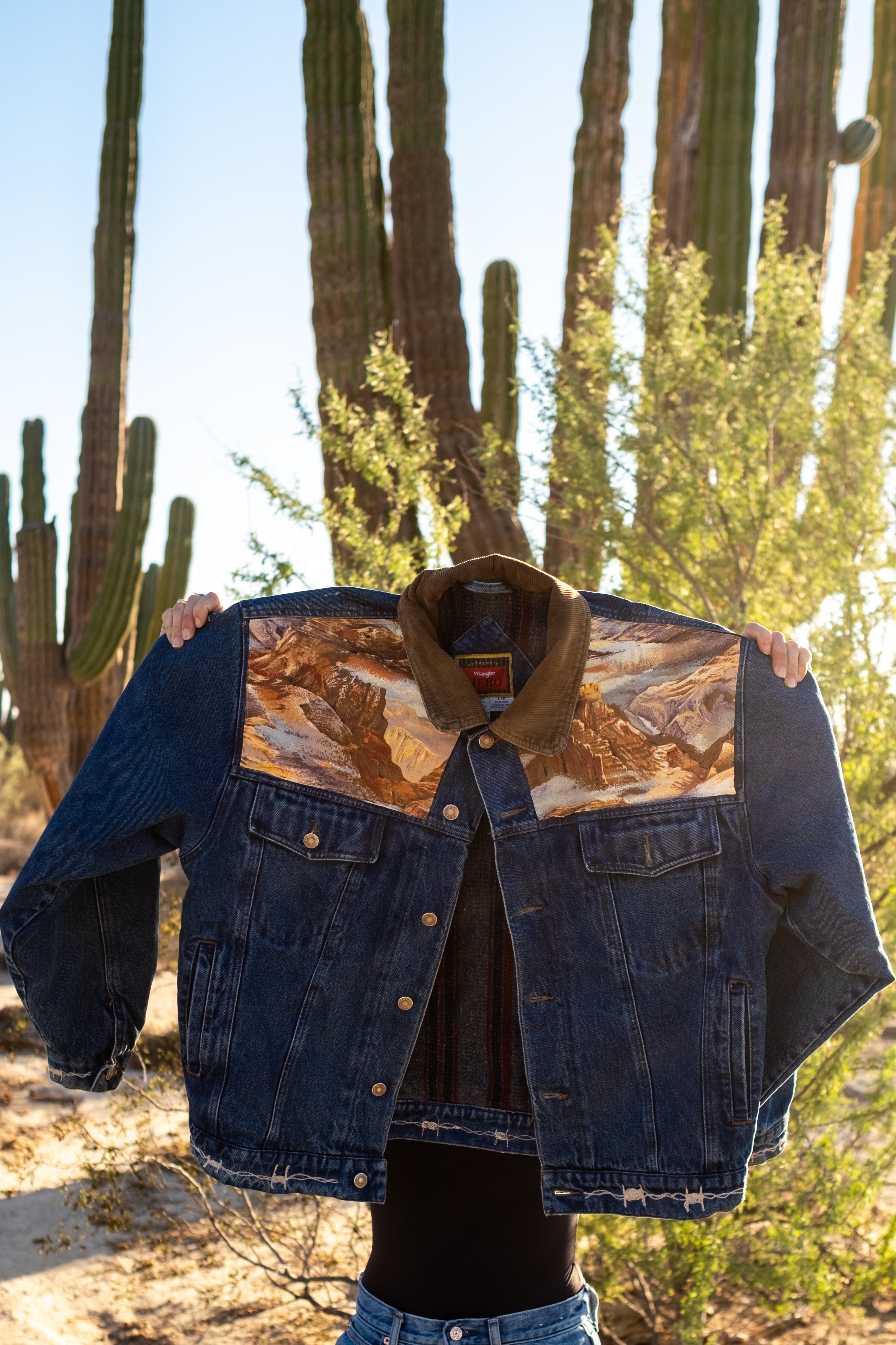 Western Themed Chainstitch Jacket