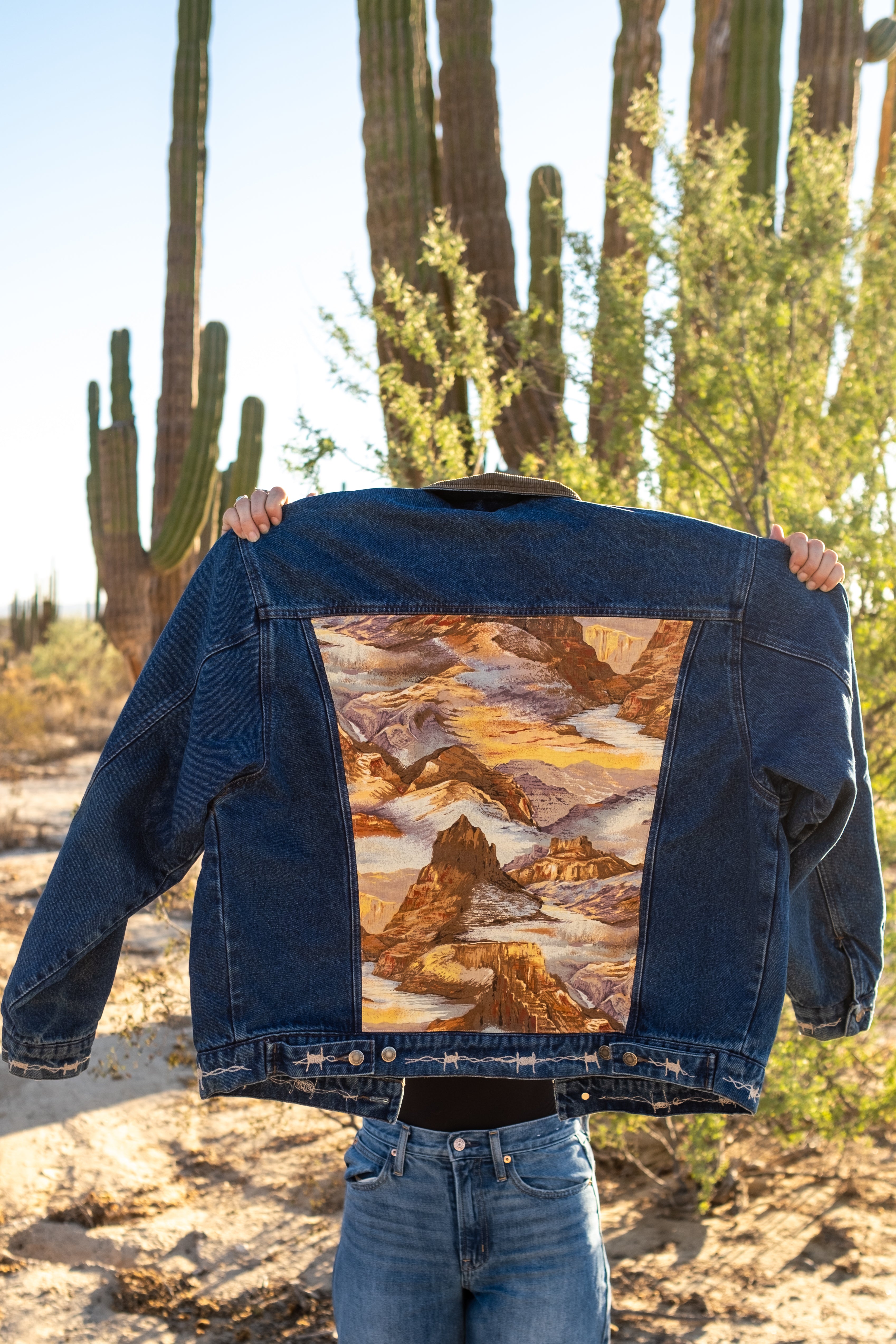 Western Themed Chainstitch Jacket