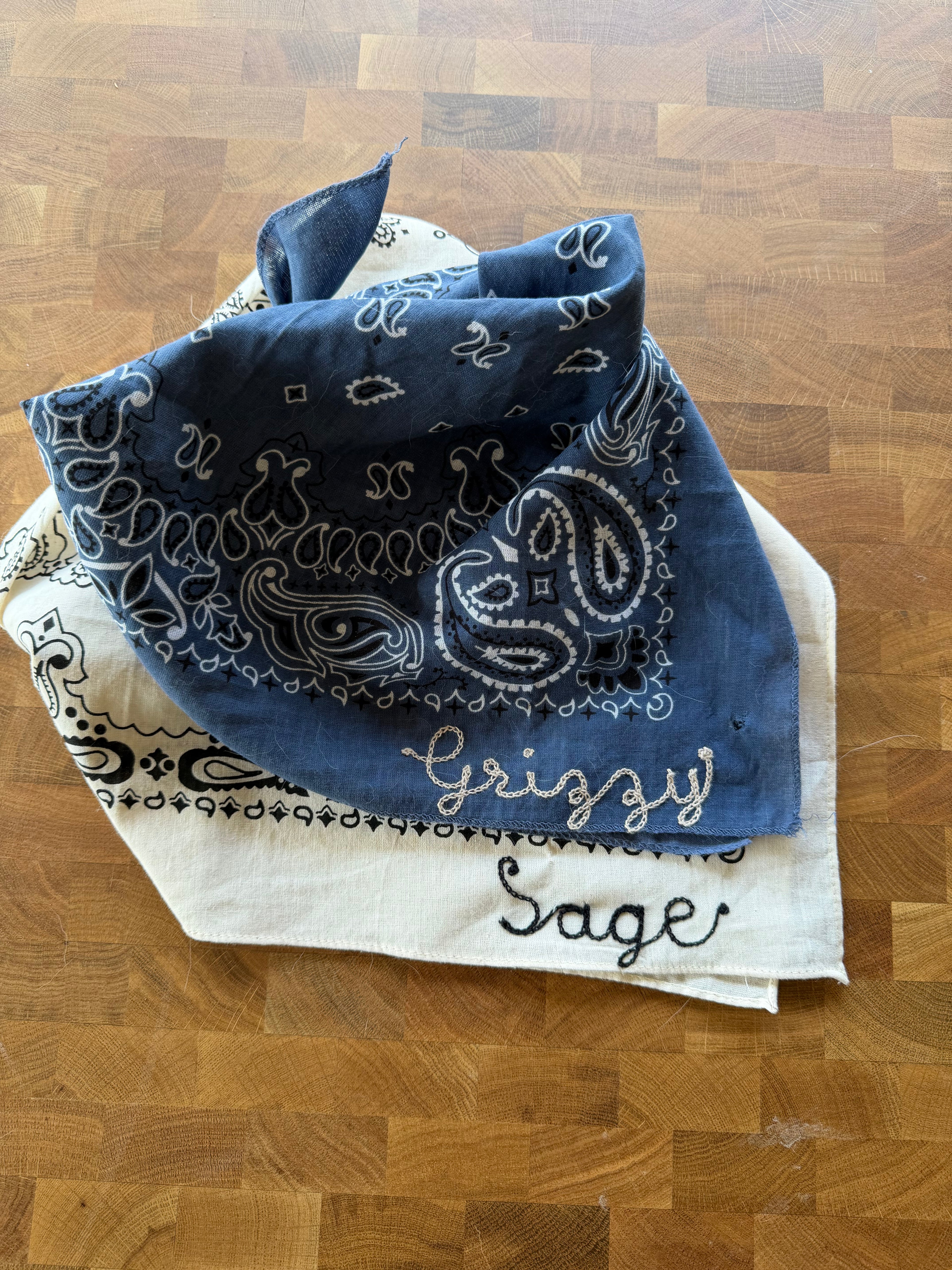 Custom Chainstitched Bandana