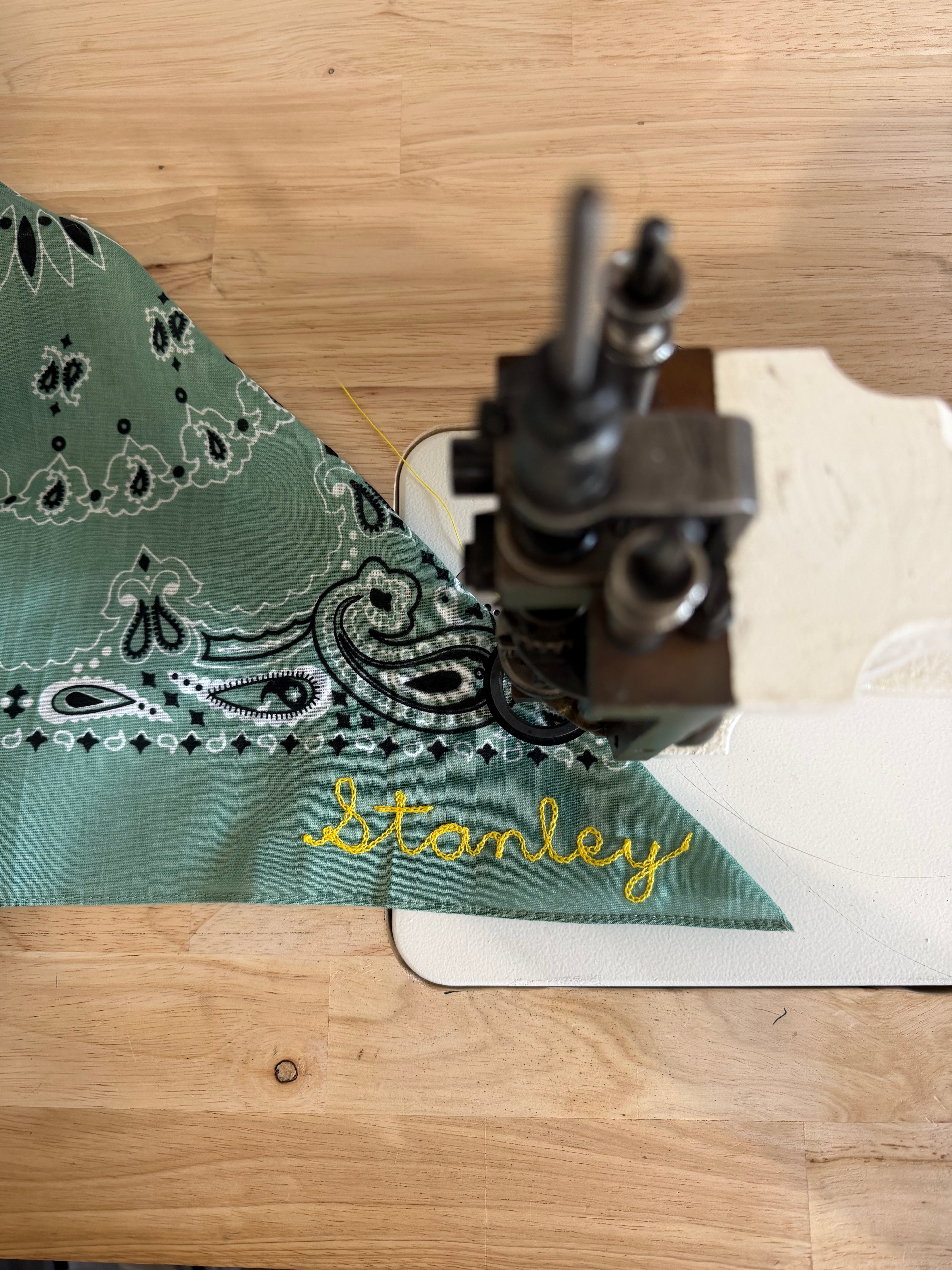Custom Chainstitched Bandana