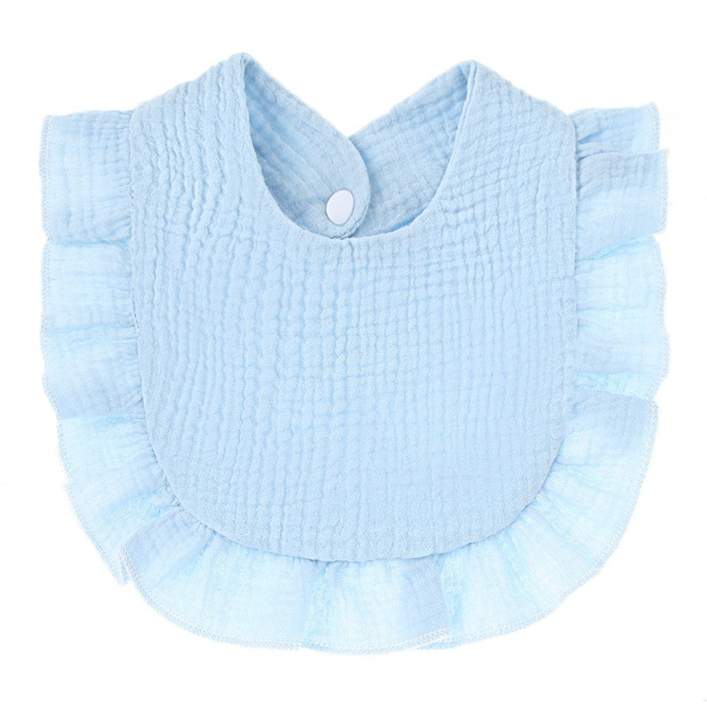 Baby Bib w/ Ruffle Trim
