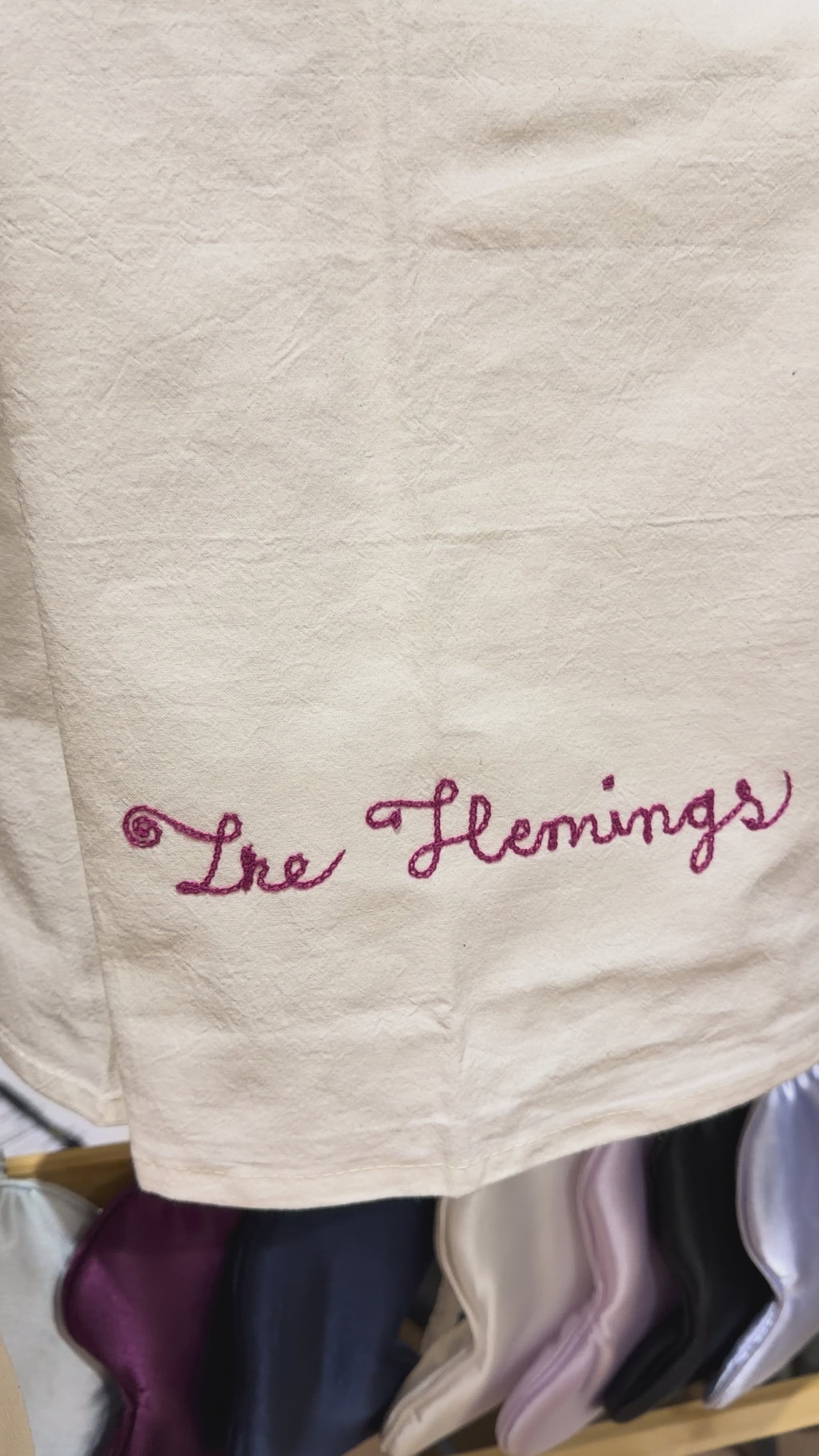 Chainstitched Flour Sack Kitchen Towel
